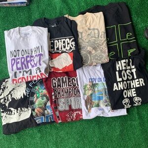 Men's Assorted Graphic Short Sleeve Tees - Mixed Colors
